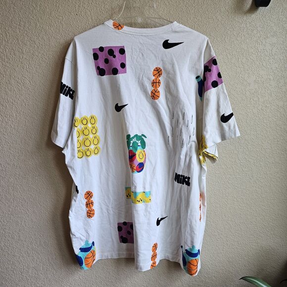 Nike A.I.R. Max 90 Smiley David Bruce Mens Sz 4XL T-Shirt White DQ1014 - Picture 7 of 7